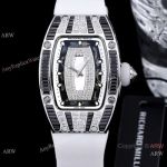Swiss Grade Richard Mille Lady RM007 Watch Iced Out Stainless Steel 31mm